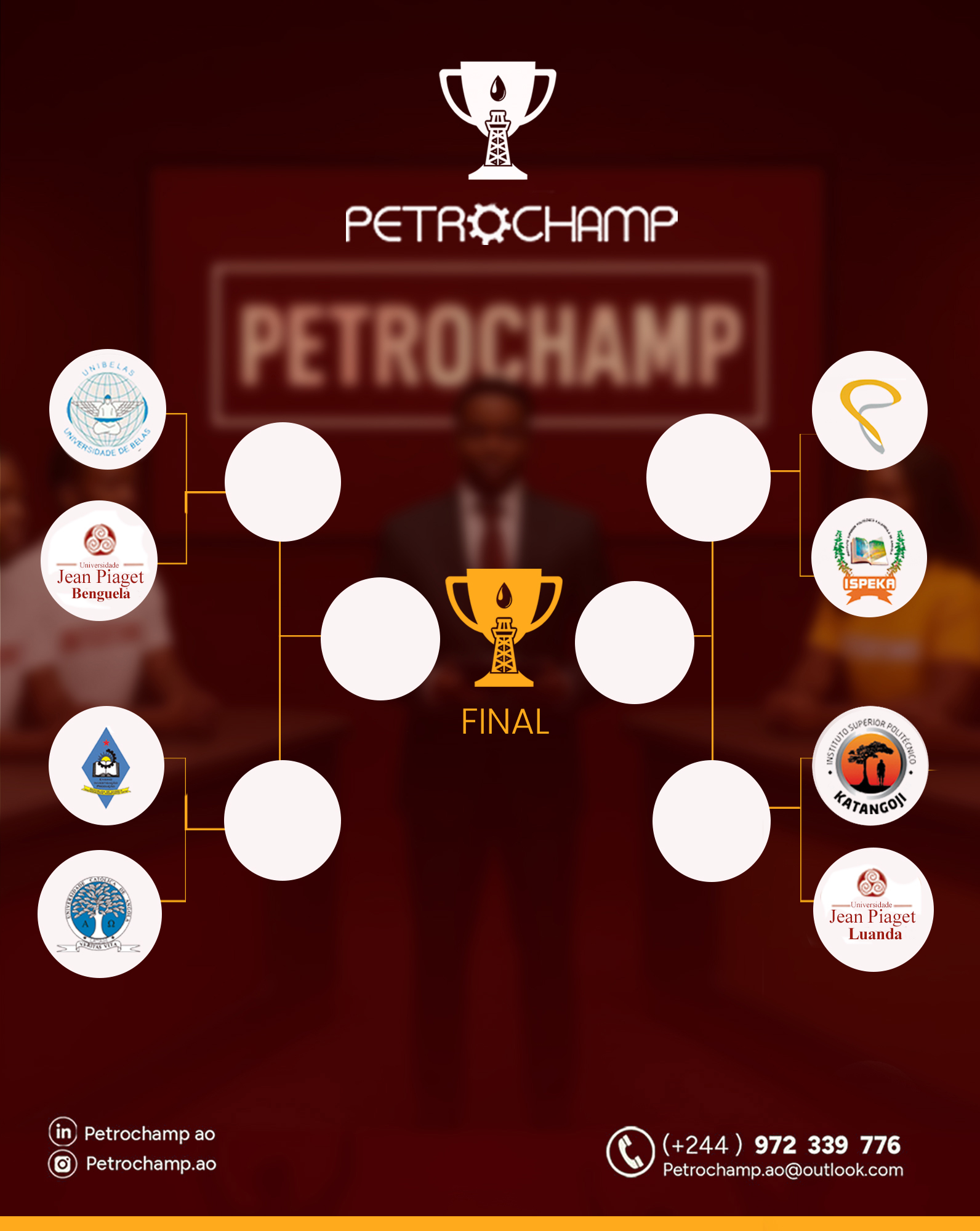 Imagem da notícia: PETROCHAMP divulga esquema oficial das fases da competição