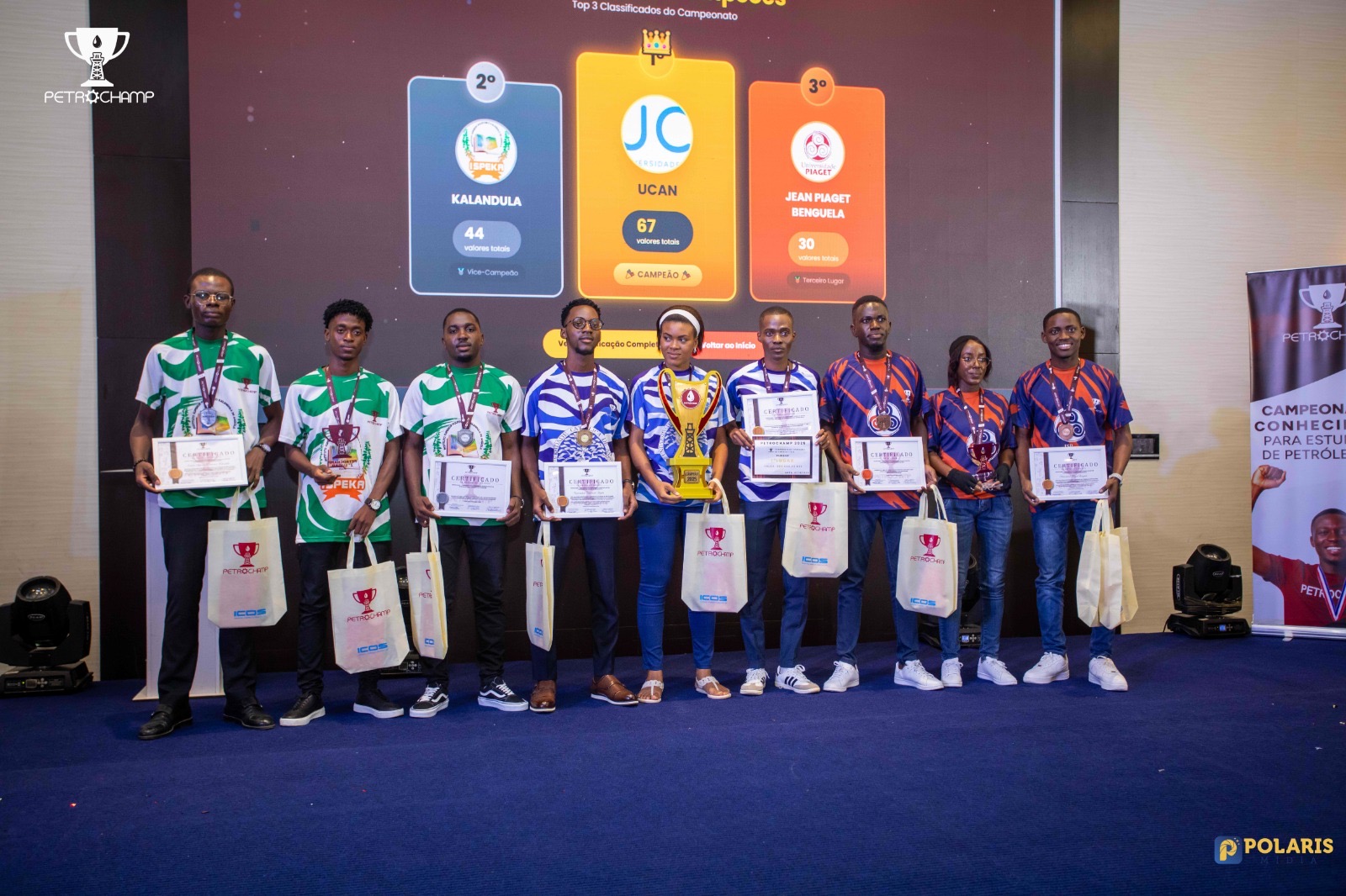 Imagem da notícia: Vencedores da 1ª Edição do PETROCHAMP 